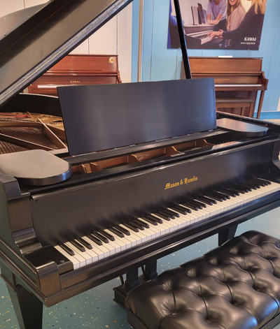 1915 Mason & Hamlin 6'11.5" Model BB Grand Piano | Satin Ebony | SN: 26808 | Used