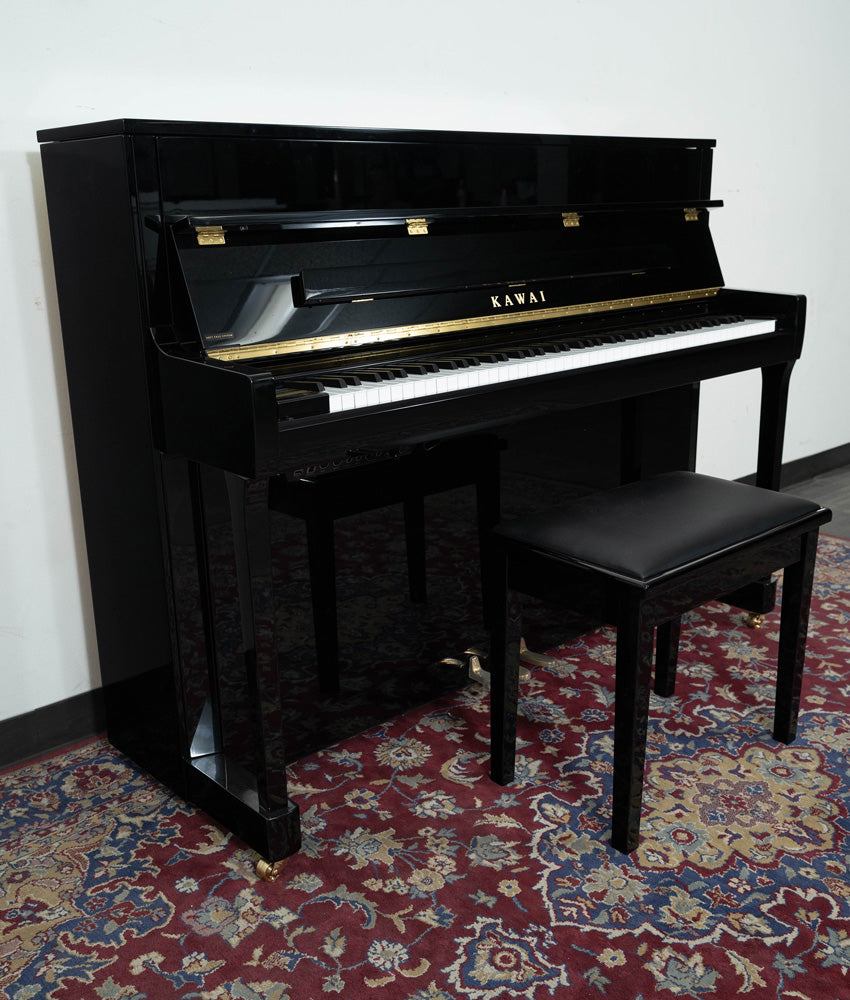 Kawai 45" K200-ATX3 Hybrid Upright Piano | Polished Ebony | New