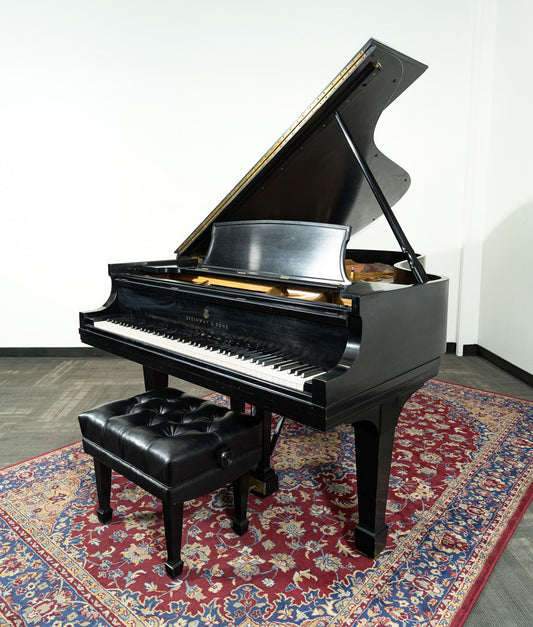 Steinway & Sons 6'11" Model B Grand Piano | Satin Ebony | SN: 425196 | Used