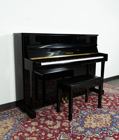 Yamaha B2PE Upright Piano | Polished Ebony | SN: J34367288 | Used