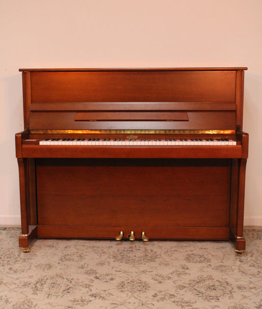 May Upright Piano | Satin Walnut | SN: 083811 | Used