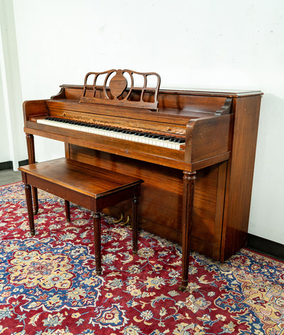 Primrose Sohmer Console Upright Piano | Satin Mahogany | SN: 729P | Used