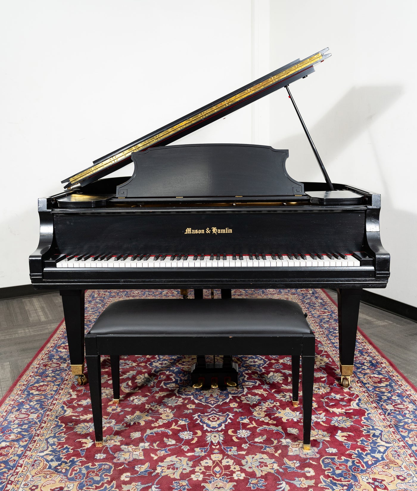 Mason & Hamlin Model AA Grand Piano | Satin Ebony | SN: 43110 | Used