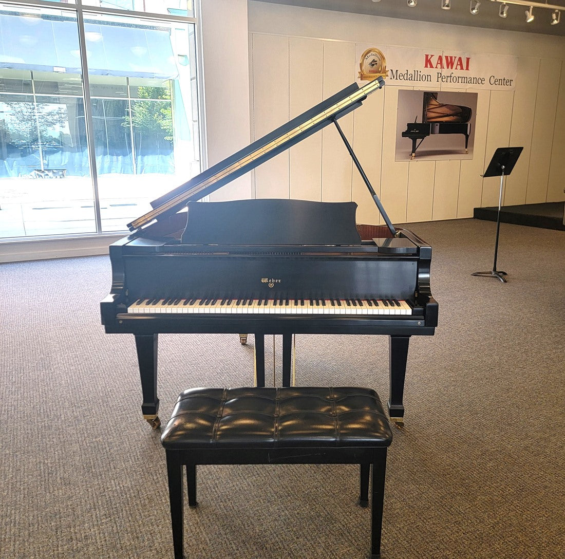 Weber 5'7" WG57 Baby Grand Piano | Satin Ebony | SN: G093271 | Used