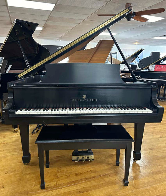 1979 Steinway Model S Grand Piano | Satin Ebony | SN: 465971 | Used