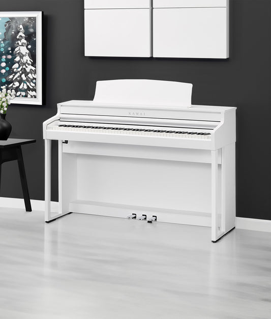 Kawai CA401 Digital Piano - Satin White