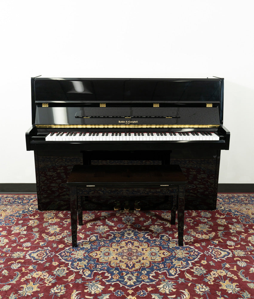 Kohler & Campbell 42" KC-142 Upright Piano | Polished Ebony | SN: IJSGU0093
