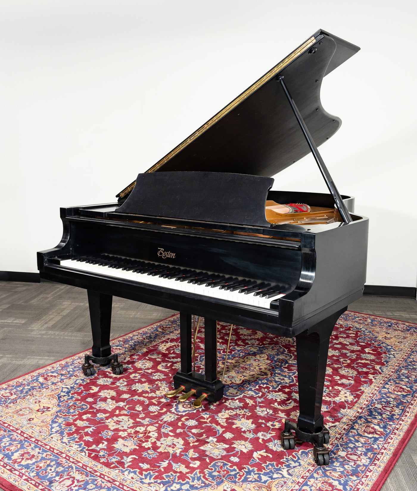 Boston GP218 Grand Piano | Satin Ebony | SN: 105093 | Used