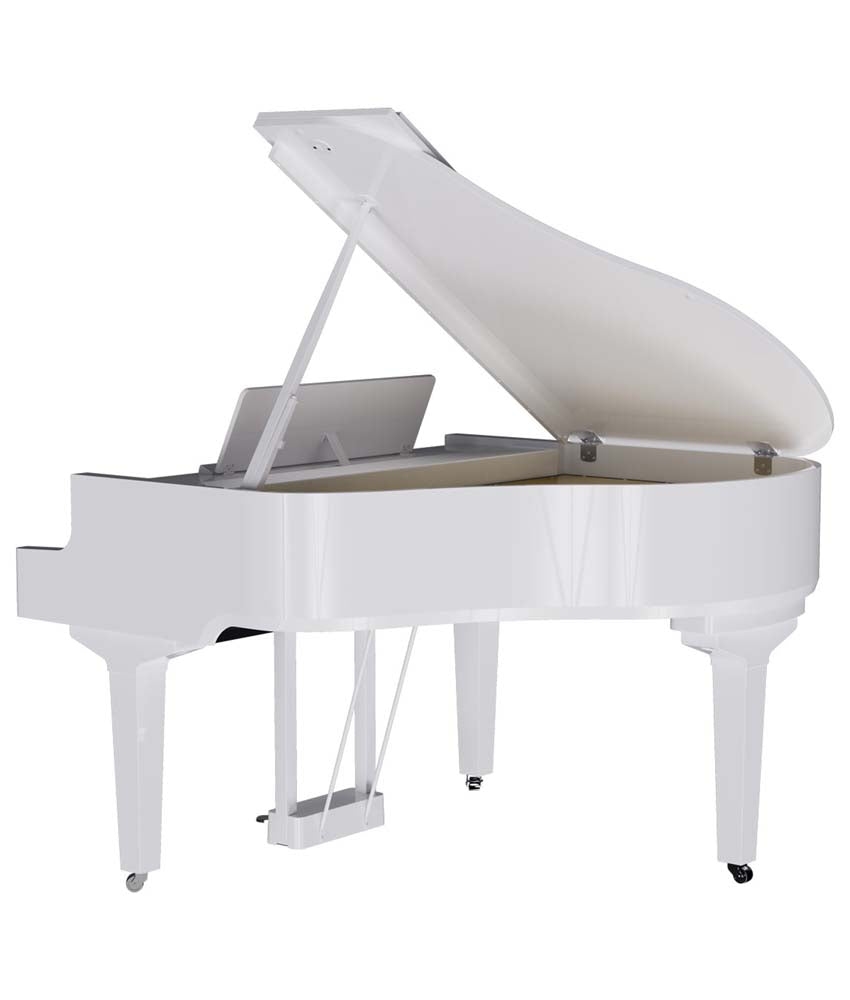 Roland GP-9M Digital Grand Piano w/ Bench - Polished White