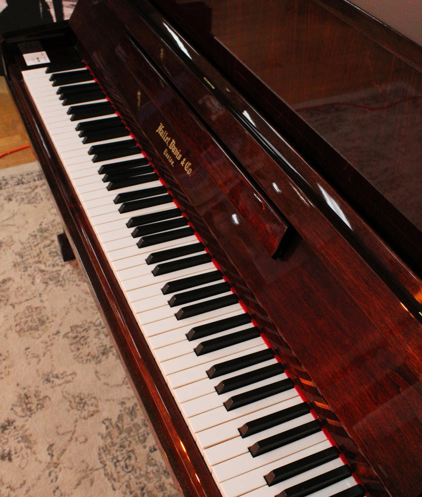 Hallet Davis 118C Upright Piano | Polished Mahogany | SN: 996571 | Used