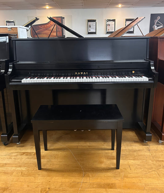 2021 Kawai 506N Institutional Upright Piano | Satin Ebony | Serial No. 161453 | Used