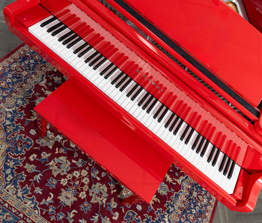 2023 Kawai GL-10 Classic Baby Grand Piano | Ferrari Red Polish | 5'0" | Used