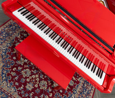 2023 Kawai GL-10 Classic Baby Grand Piano | Ferrari Red Polish | 5'0" | Used