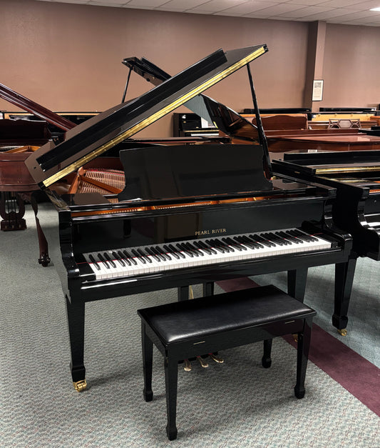 Pearl River GP188A Grand Piano | Polished Ebony | 6'2"
