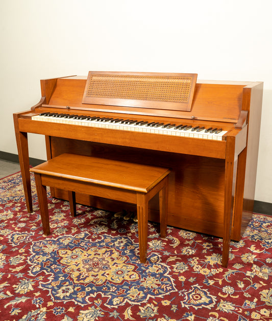 Acrosonic by Baldwin Spinet Piano | Satin Oak | SN: 670826