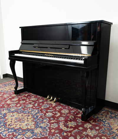 Nordiska 118S Studio Upright Piano | Polished Ebony | SN: 995917 | Used