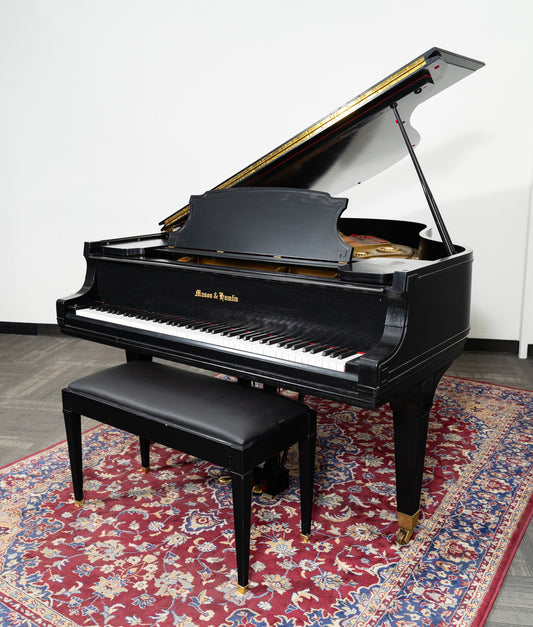 Mason & Hamlin Model AA Grand Piano | Satin Ebony | SN: 43110 | Used