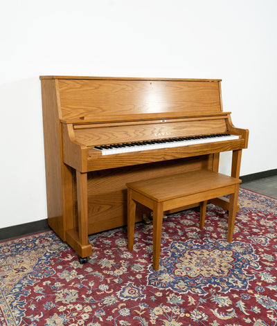 Kawai 46" ST1 Upright Piano | Satin Oak | SN: F163681 | Used