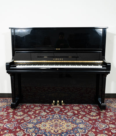 Yamaha 52" Fully Restored U3H Upright Piano | Polished Ebony | Used