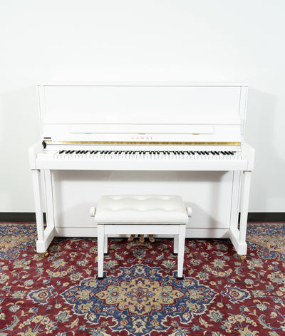 Kawai 48 K300 Upright Piano | White | SN: 2707643 | Used