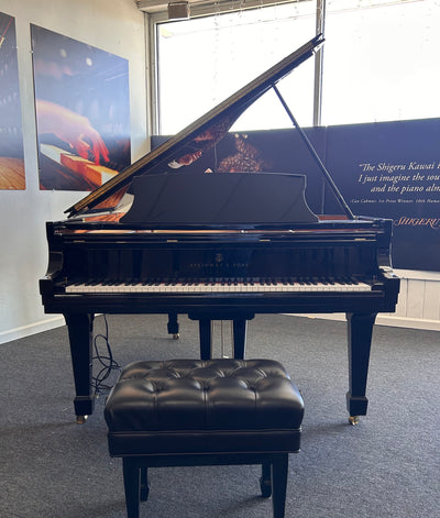 2017 Steinway Model B Spirio Player Grand Piano | Polished Ebony | Serial No. 607725 | Used