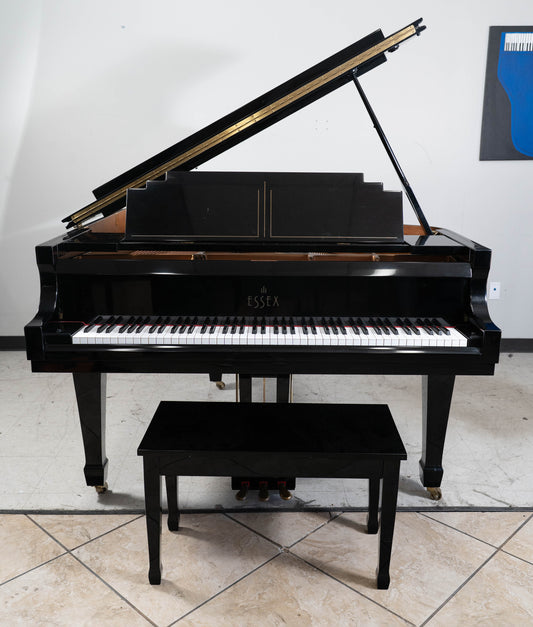 2001 Essex EGP160 Grand Piano | Polished Ebony | 5'2"| Serial No. E100610 | Used