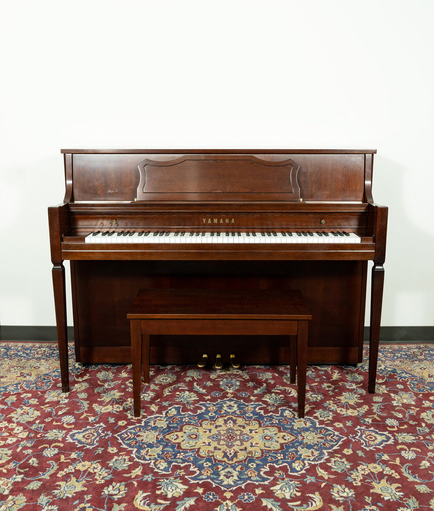 Yamaha M460BC Console Upright Piano | Satin Mahogany | SN: 0084913