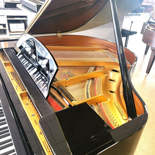 Wurlitzer C143 4'8" Grand Piano | Polished Ebony | SN:76844 | Used