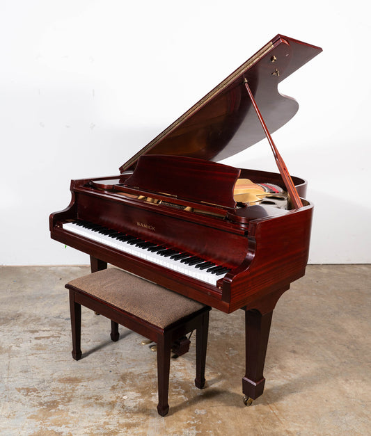 Samick SG-172 Grand Piano (1986) | Satin Mahogany | Serial No. 8612896 | Used
