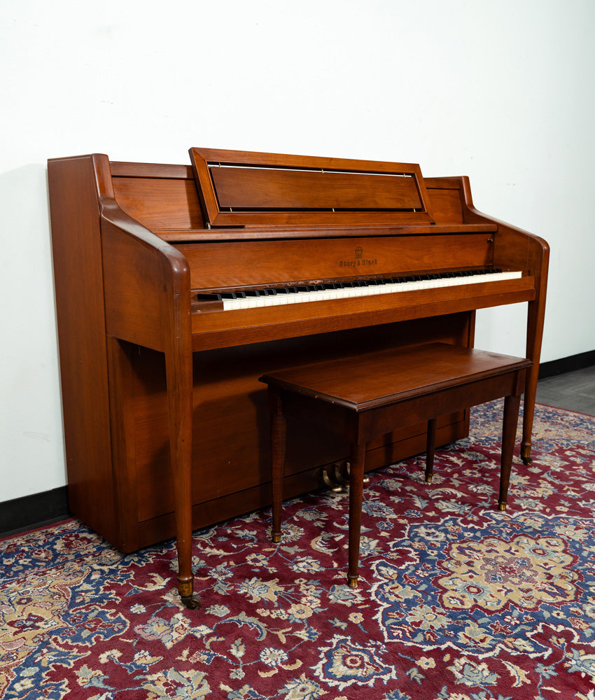 Story & Clark Upright Piano | Satin Mahogany | SN: 382703 | Used