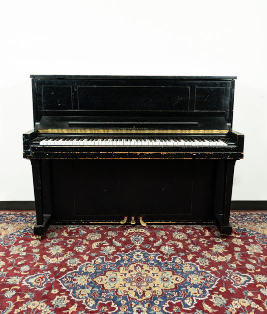 Steinway & Sons Model 45 Studio Upright Piano | Satin Ebony | SN: 458173 | Used