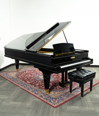Mason & Hamlin 9' Boston CC2 Grand Piano w/ QRS Player System | Satin Ebony | SN: 56828393 | Used