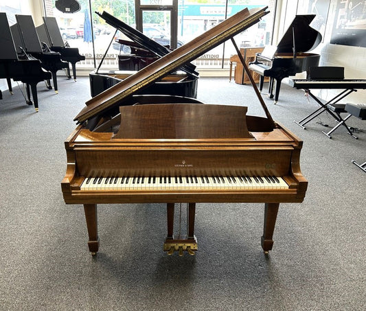 Steinway & Sons 5'7.5" Grand Piano | Model M | Walnut Satin | SN: 332242 | Used
