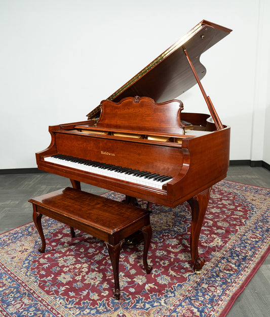 Baldwin 5'8" Model R 226 Grand Piano | Satin Cherry | SN: 318596 | Used