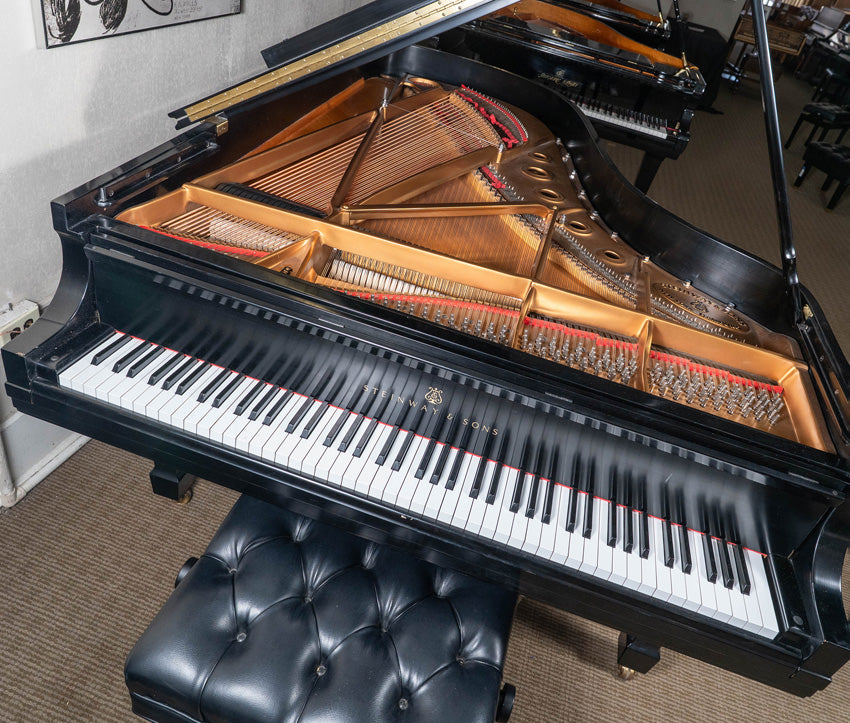 1996 Steinway Model B Grand Piano in Satin Ebony | Used – Alamo