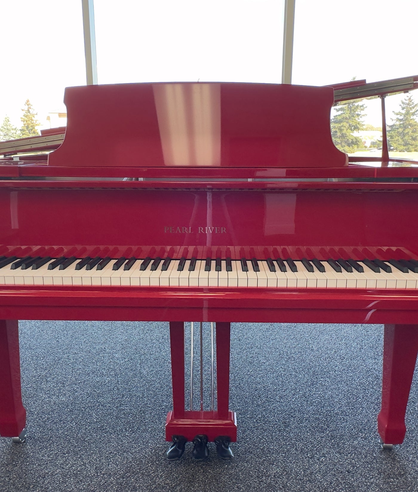 2023 Pearl River GP160 Classic Grand Piano | Red Polish | 5'3" | Serial No. 2709839 | Used