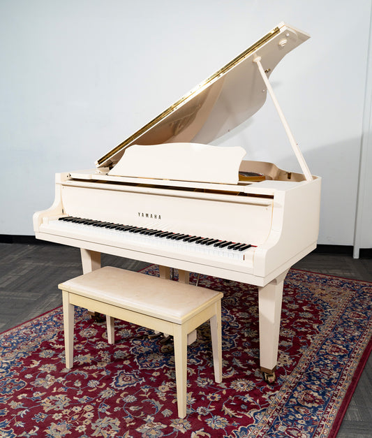 Yamaha GH1 Grand Piano | Satin White | SN: B5888310 | Used