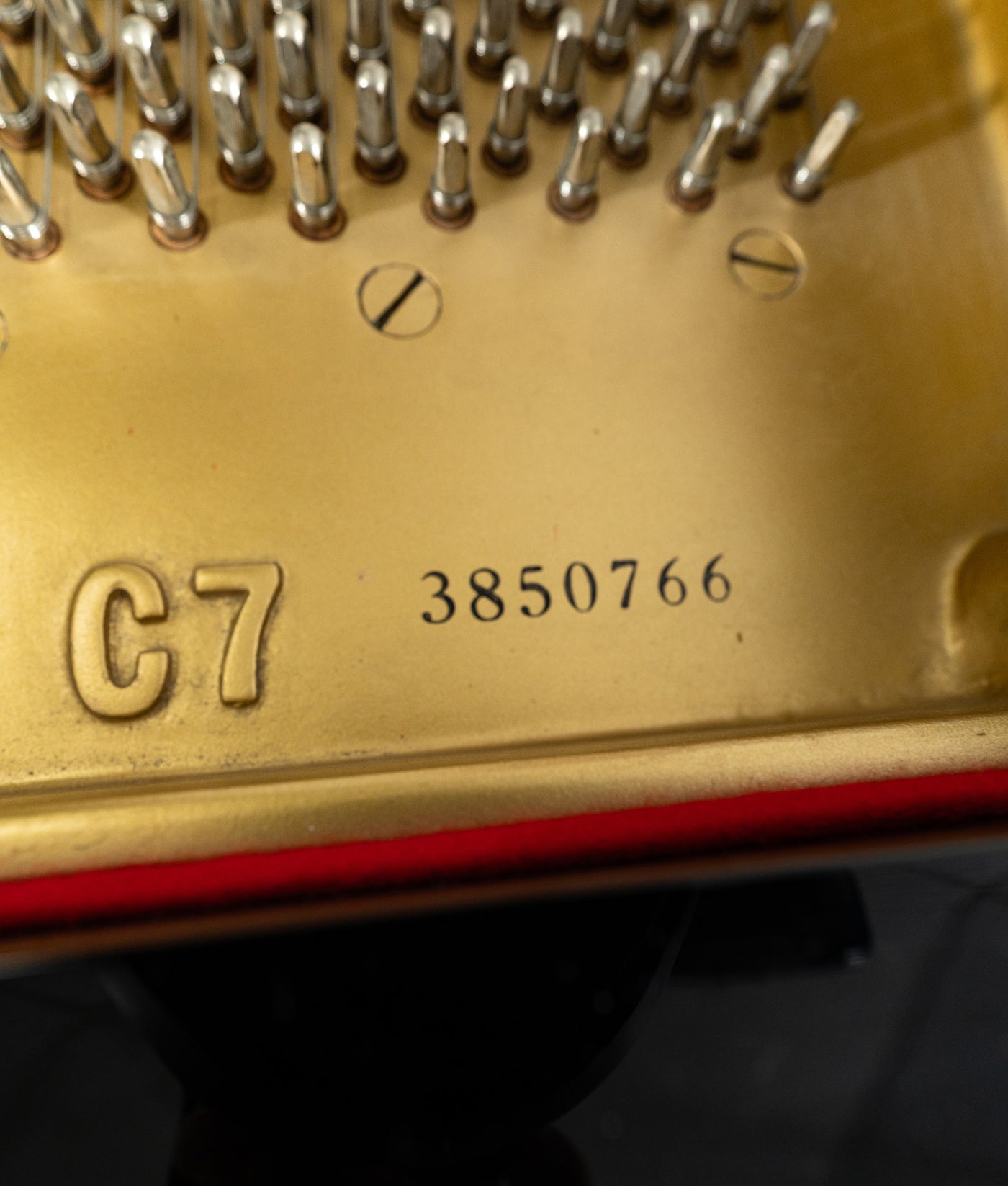 Yamaha 7'6" C7 Grand Piano | Polished Ebony | SN: 3850766 | Used