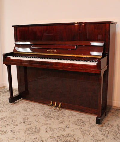 Hallet Davis 118C Upright Piano | Polished Mahogany | SN: 996571 | Used