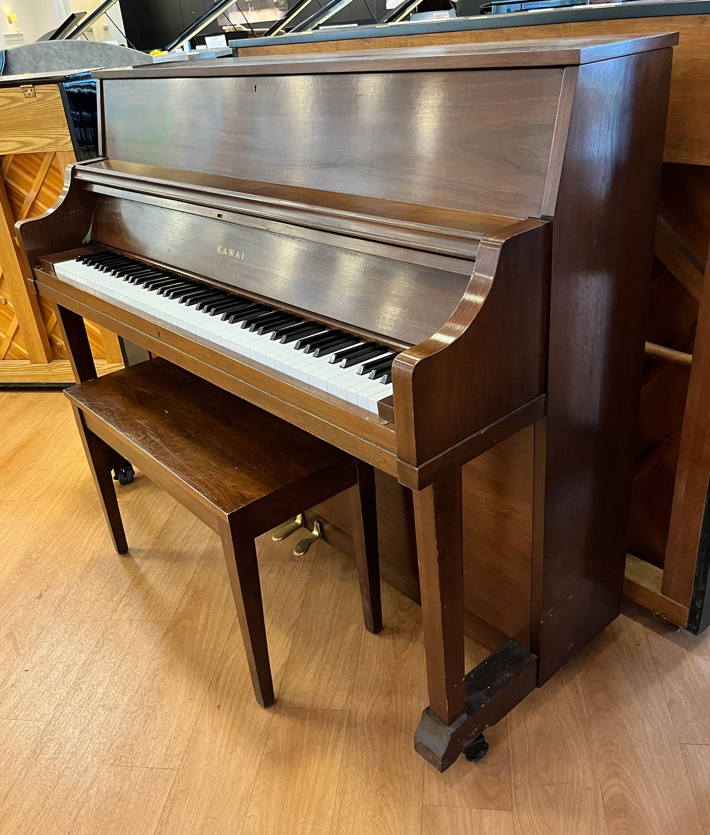 Kawai UST-8C Upright Piano | Satin Mahogany | SN: A40164 | Used
