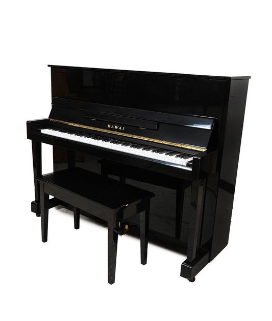 Kawai CX-21D Upright Piano (1996) | Polished Ebony | Used