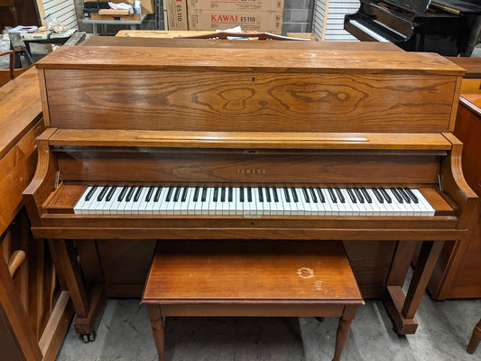 Yamaha 45" P202 Studio Piano | Satin Oak | SN: B126984 | Used