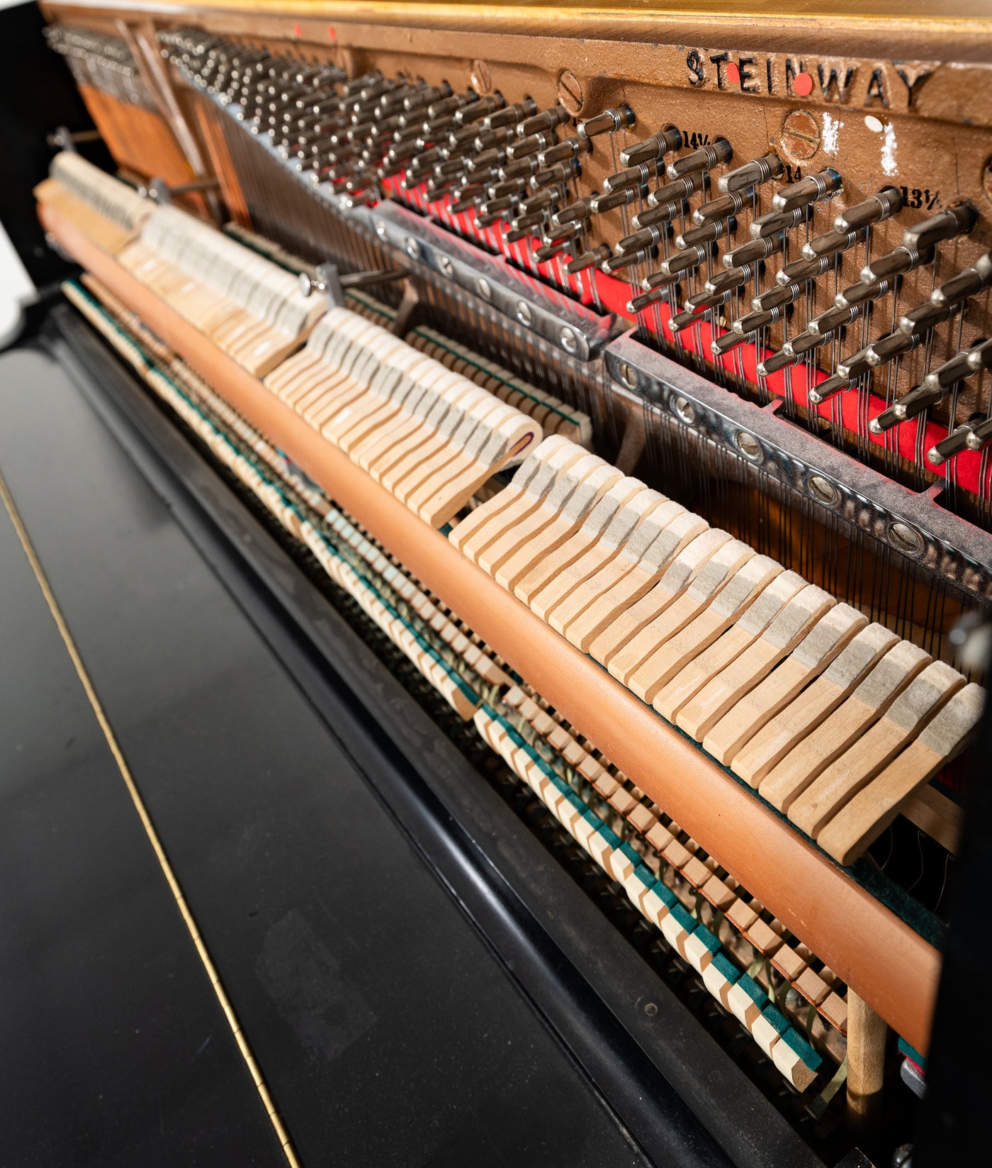 Steinway & Sons Model 45 Studio Upright Piano | Satin Ebony | SN: 458170 | Used