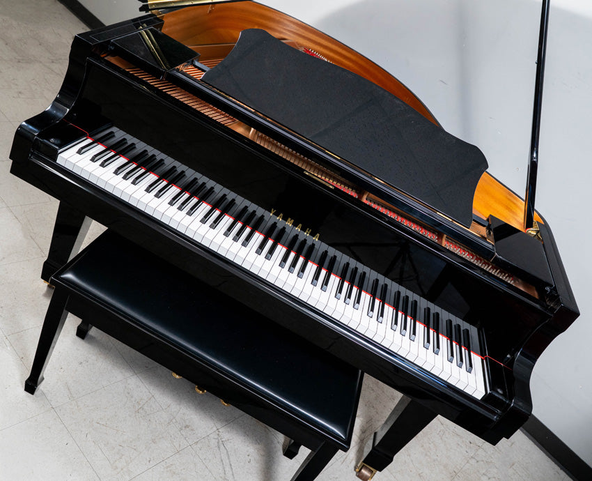 1999 Yamaha C1 Grand Piano in Polished Ebony | 5' 3" | Serial No. 5798940 | Used