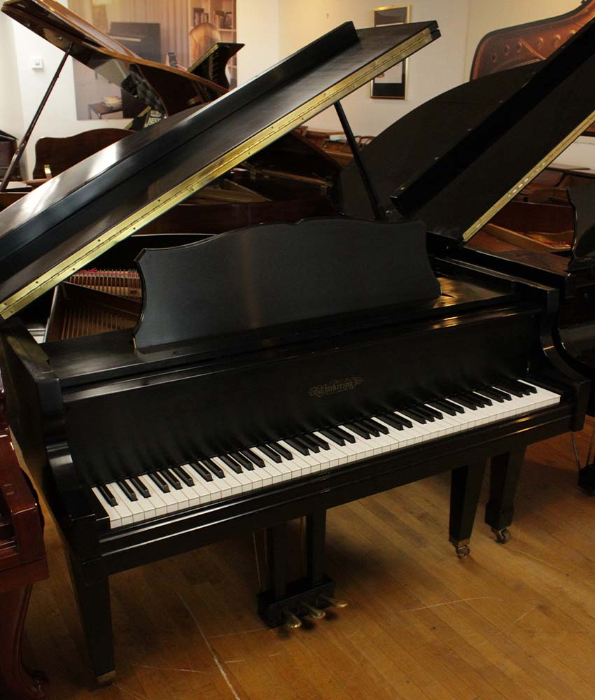 Chickering Baby Grand Piano | Satin Ebony | Used