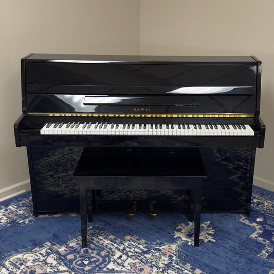 1992 Kawai CX-5 Upright Piano | Polished Ebony | Serial No. A32579 | Used