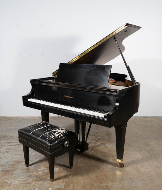 Baldwin Model R Grand Piano (1992) | Satin Ebony| Serial No. 313962 | Used