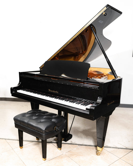 Bosendorfer 200 Classic Grand Piano | Polished Ebony | 1993 | 6'7" | Serial No. 42823 | Used