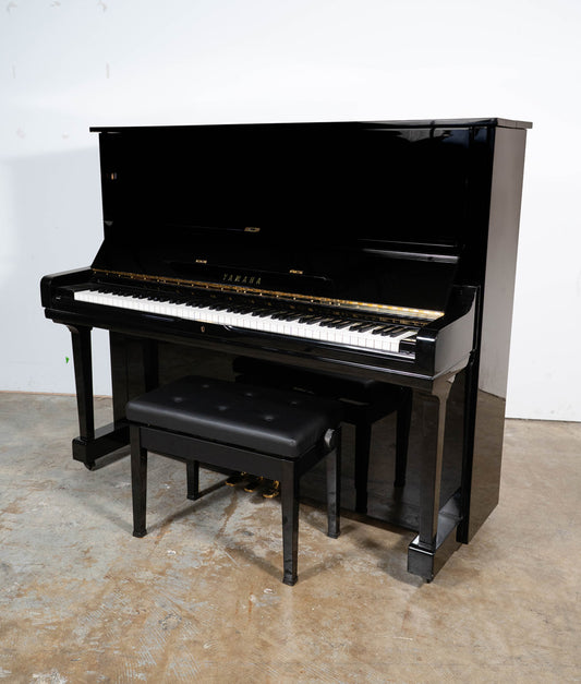 Yamaha U3 Upright Piano (1973) | Polished Ebony | 52" | Professionally Refurbished