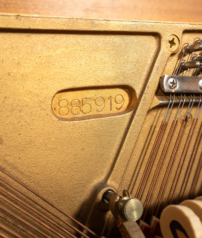 1969 Baldwin Acrosonic Upright Piano | Satin Oak | Serial No. 885919 | Used